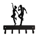 Tap Dance Duet Key Holder with 5 Hooks