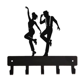 Tap Dance Duet Key Holder with 5 Hooks