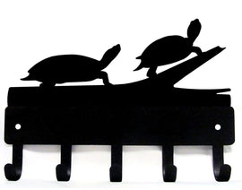 Turtles on a Log Key Holder with Size Options