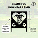 Whippet Name Sign or Heart Memorial Wall Plaque