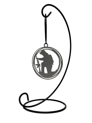 Christmas Tree Ornament Soldier Kneeling