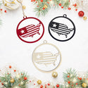 USA Flag Ornament – Red, White, or Blue