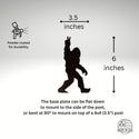 Bigfoot Fence Post Topper