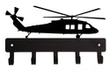 Black Hawk Helicopter key rack/leash holder with 5 hooks