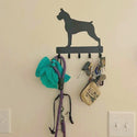 Boxer Dog Key Rack/ Leash Hanger - The Metal Peddler Key Rack boxer, breed, Breed B, Dog, Inv-T, key rack, leash Hanger