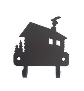 cabin mini 2 hook key hanger