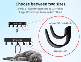 Cat theme comparison of our key racks and hook sizes