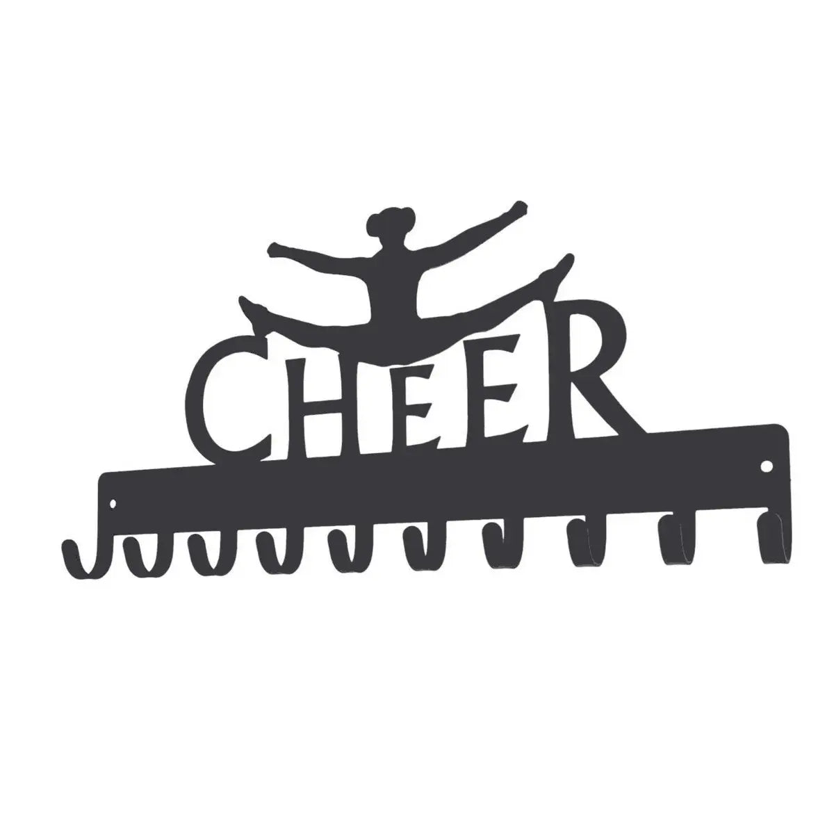 Cheerleader Medal Hanger Name Optional Made in the USA The Metal
