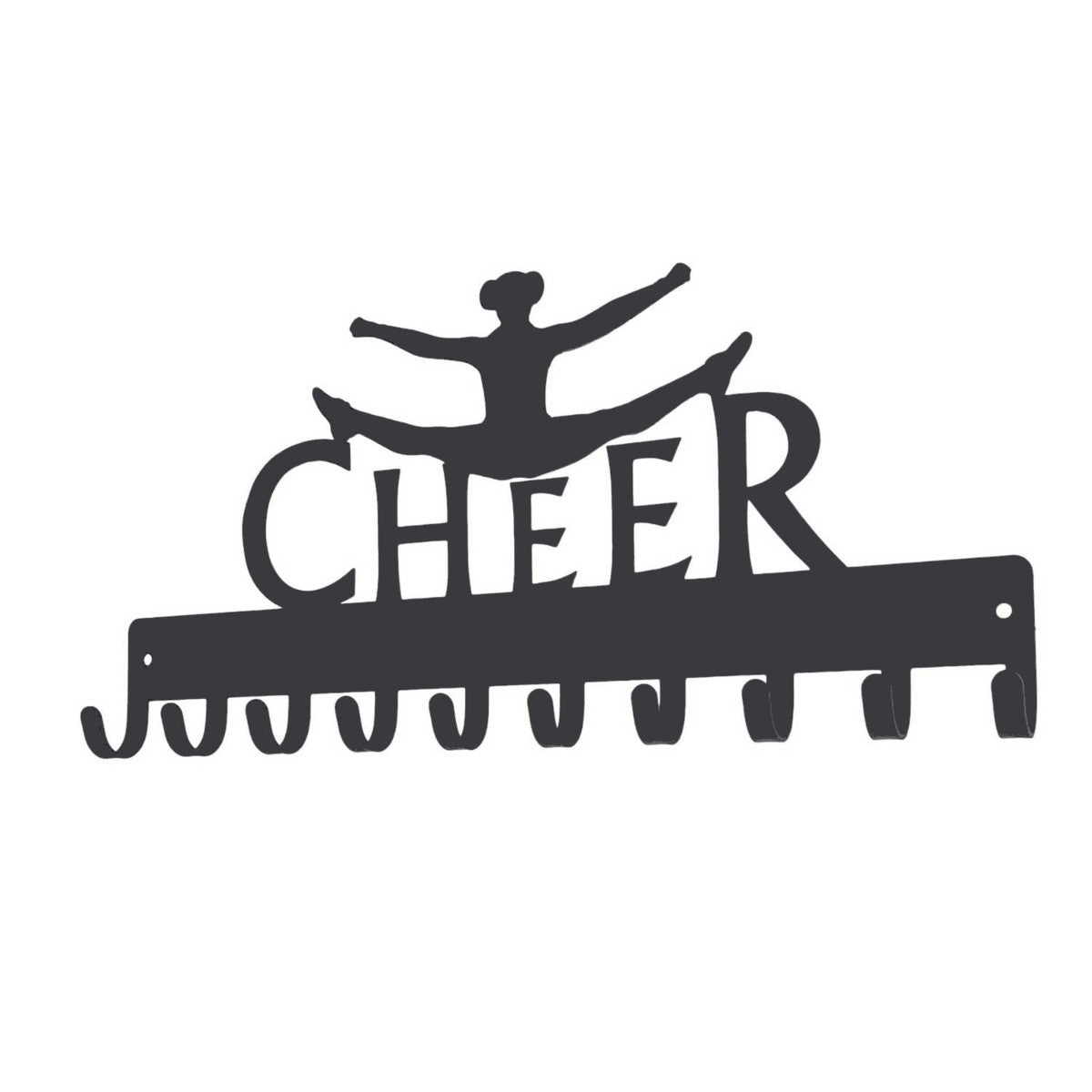 Cheerleader Medal Hanger - Name Optional