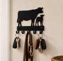 Cow & Calf Farm Key Holder with 5 Hooks