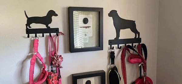 Dachshund Key Holder and Leash Hanger - The Metal Peddler Key Rack breed, Breed D, dachshund, Dog, Inv-T, key rack, leash Hanger, SALE