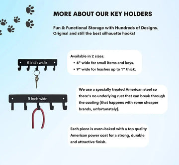 Key rack information and sizes 