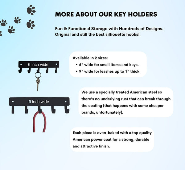 Key rack information and sizes 