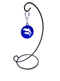 Ocean blue dolphin keychain