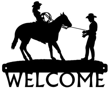 Fine Catch Western Welcome Sign with custom options