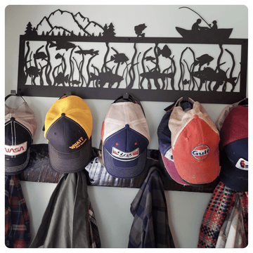 Fisherman's Cap & Hat Rack