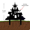 Haunted House Yard Stake or Shadow Caster for Halloween