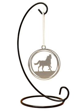 Christmas Tree Ornament with a Horse The Metal Peddler