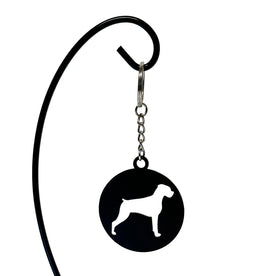 Boxer Dog Keychain - The Metal Peddler Keychains Boxer, breed, breed B, Dog, key fob, keychain, keyring