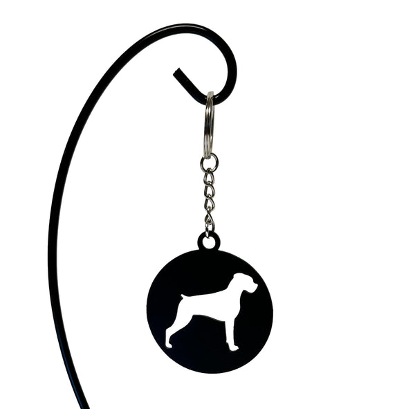 Boxer Dog Keychain - The Metal Peddler Keychains Boxer, breed, breed B, dog, key fob, keychain, keyring