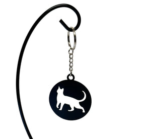 Cat Keychain - The Metal Peddler Keychains Cat, key fob, keychain, keyring