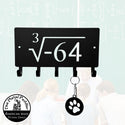 Key holder with a math problem. A great gift for a STEM teacher or math student.