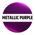 Metallic purple color sample