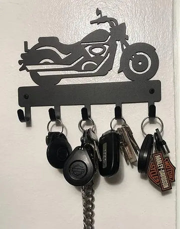 Motorcycle #12 Cruiser Style - Key Rack - The Metal Peddler Key Rack key rack, motorcycles, transportation