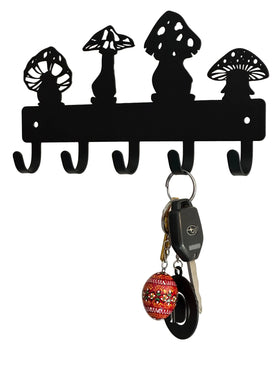 Mushroom Lover Key Hanger The Metal Peddler