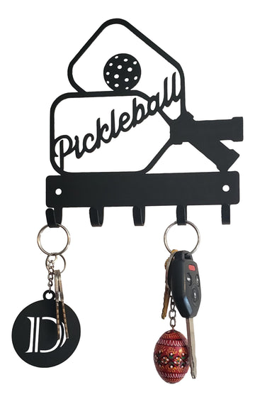 Pickleball Key Hanger with 5 hooks
