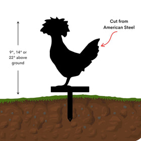 Polish Chicken Yard Stake  (Style 2) - 0