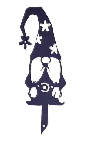 Garden Gnome Yard Stakes & Potted Plant Stakes - The Metal Peddler Garden Stakes dad garden, garden, Gnomes, ground stake, outdoor life
