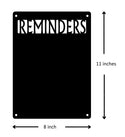 Reminders Wall Art Magnetic Memo