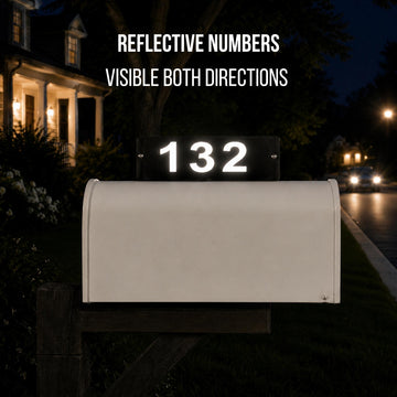Cat Mailbox Topper with Personalized House Numbers - 0