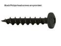 Screws are provided for mounting.