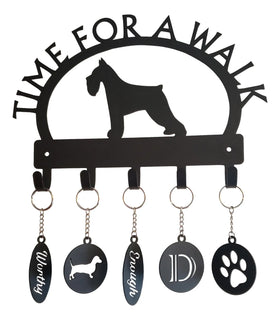 A Key holder with multiple different keychains