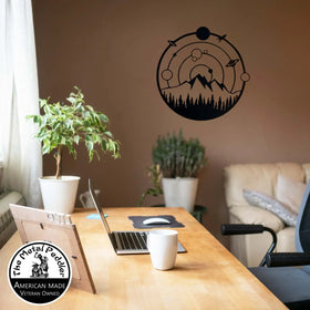 Solar System Planets Wall Art Sign The Metal Peddler