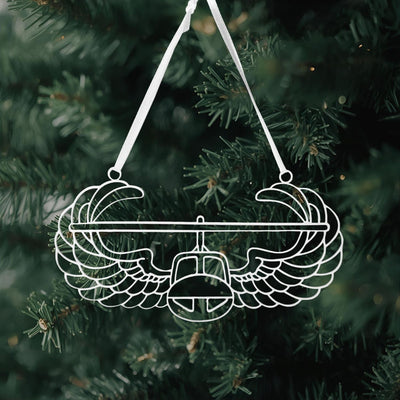 Air Assault Wings Ornament - The Metal Peddler Christmas Ornaments 03112 XO Air Assault Black TheMetalPeddler.com