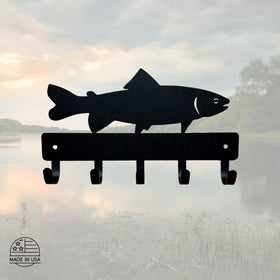 Trout Key Holder with Size Options The Metal Peddler