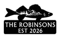 Personalized Walleye Cabin Sign