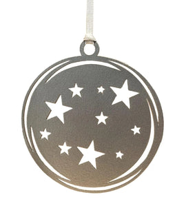 Starry Christmas Tree Ornament The Metal Peddler