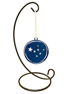 Starry Christmas Tree Ornament The Metal Peddler