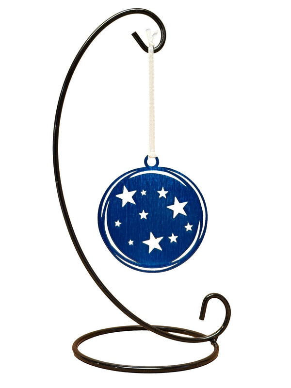 Starry Christmas Tree Ornament The Metal Peddler