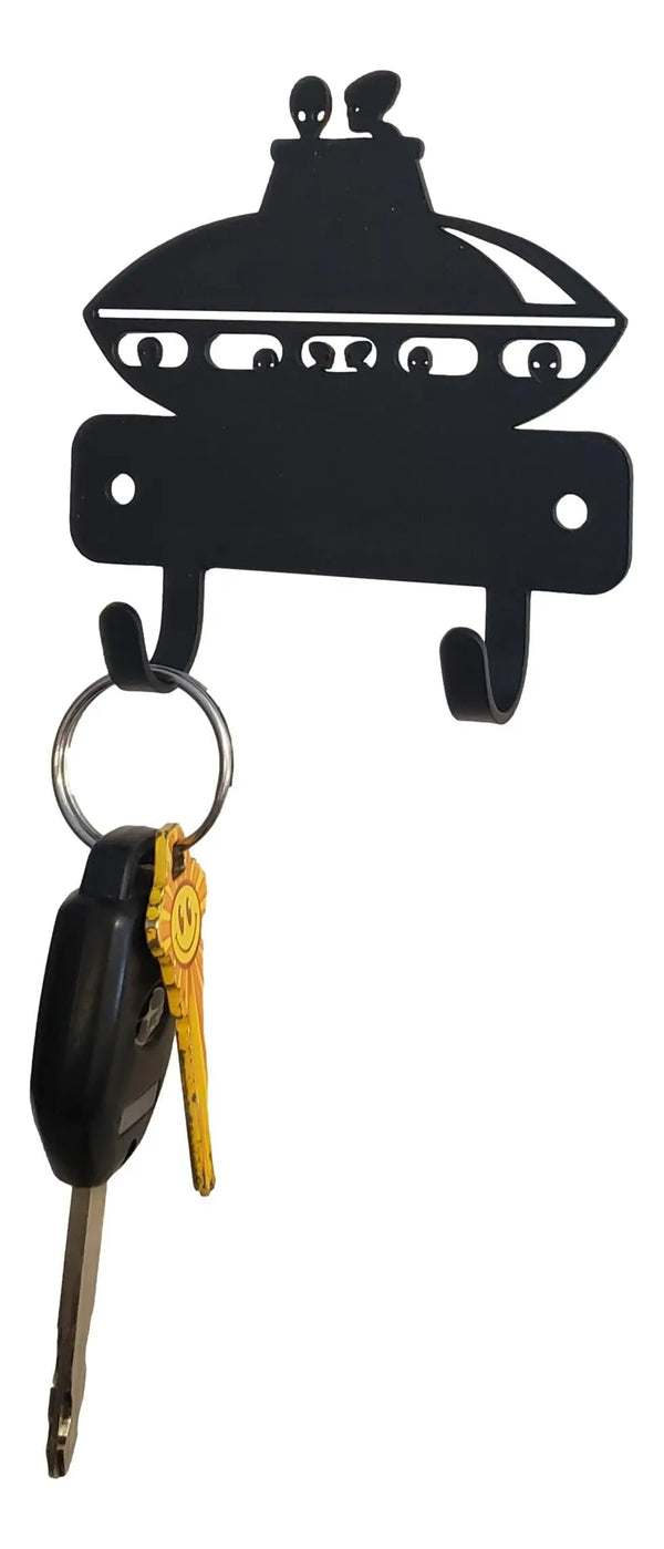Space Travel UFO Mini Key Rack | The Metal Peddler