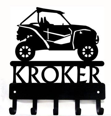Custom ATV Personalized Key Holder - The Metal Peddler Key Rack key rack, transportation, vehicles