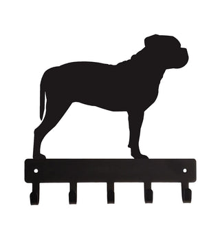 American Bulldog Dog Key Rack/ Leash Hanger - The Metal Peddler Key Rack American Bulldog, breed, Breed A, Breed B, Bulldog, Dog, key rack, leash hanger