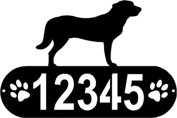 Anatolian Shepherd Dog PAWS House Address Sign or Name Plaque - The Metal Peddler Address Signs address sign, Anatolian Shepherd, breed, Breed A, Dog, Dog Signs, Name plaque, Personalized Signs, personalizetext