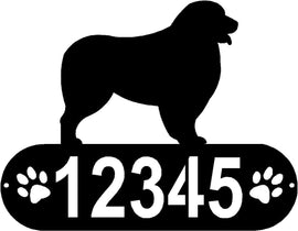 Australian Shepherd Dog PAWS House Address Sign or Name Plaque - The Metal Peddler Address Signs address sign, Australian Shepherd, breed, Breed A, Dog, Dog Signs, Name plaque, Personalized Signs, personalizetext