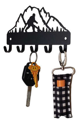 Bigfoot Mountain Key Holder - The Metal Peddler Key Rack bigfoot, camp, dad, dad myth, funny, key rack, mountain, mountains, sasquatch, yeti