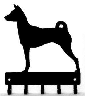 Basenji Dog Key Rack/ Leash Hanger - The Metal Peddler Key Rack Basenji, breed, Breed B, Dog, key rack, leash hanger
